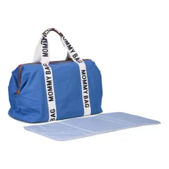 Childhome Signature Collection|Mommy Bag ®-Mommy Bag ® Sac A Langer - Signature - Toile - Indigo