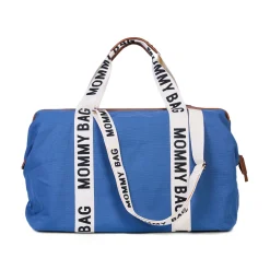 Childhome Signature Collection|Mommy Bag ®-Mommy Bag ® Sac A Langer - Signature - Toile - Indigo