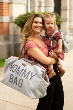 Childhome Mommy Bag ®|Mommy Bag ®-Mommy Bag ® Sac A Langer - Canvas - Gris