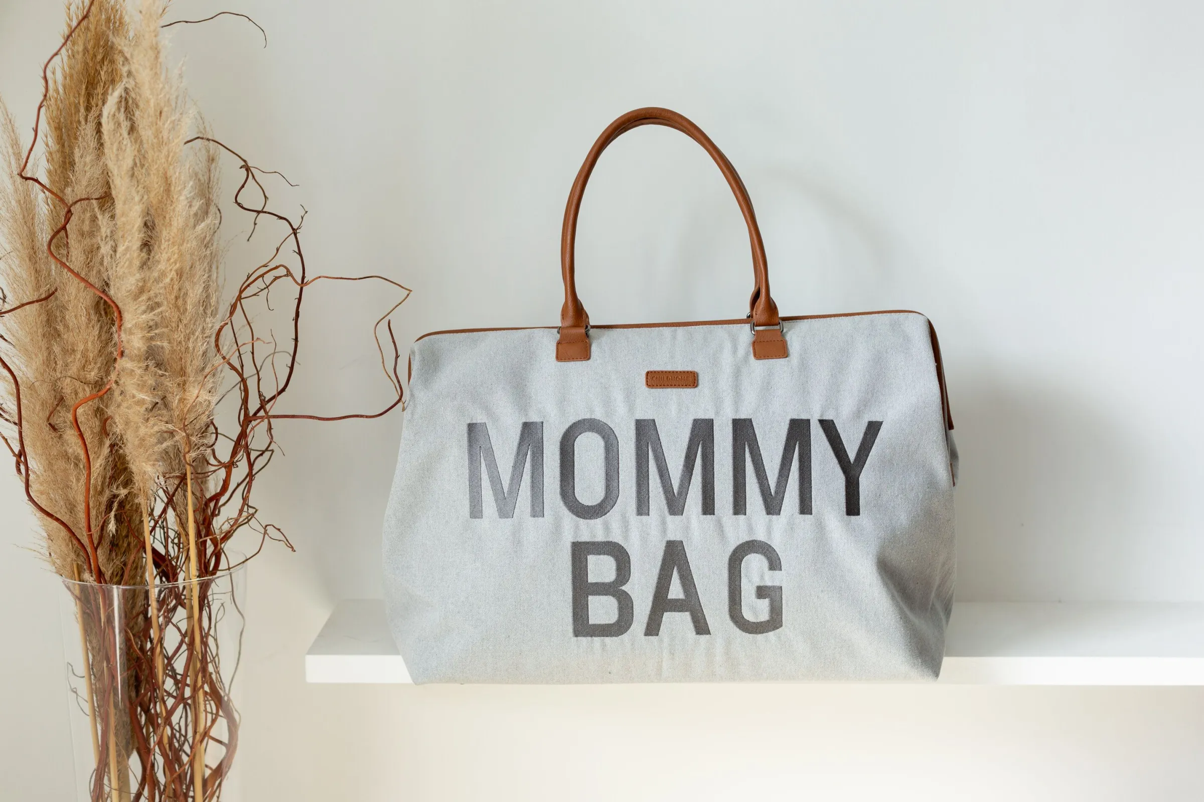 Childhome Mommy Bag ®|Mommy Bag ®-Mommy Bag ® Sac A Langer - Canvas - Gris