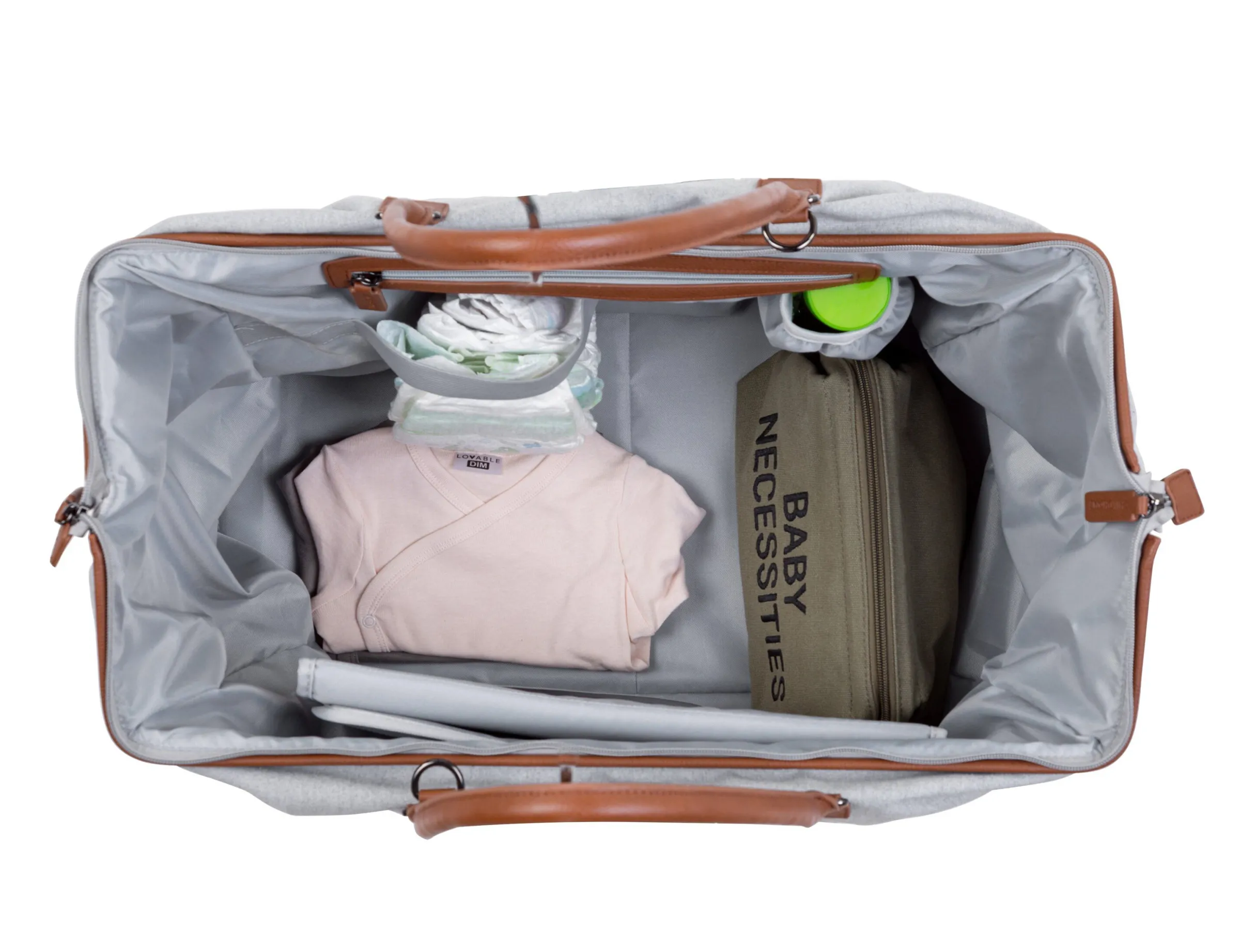 Childhome Mommy Bag ®|Mommy Bag ®-Mommy Bag ® Sac A Langer - Canvas - Gris