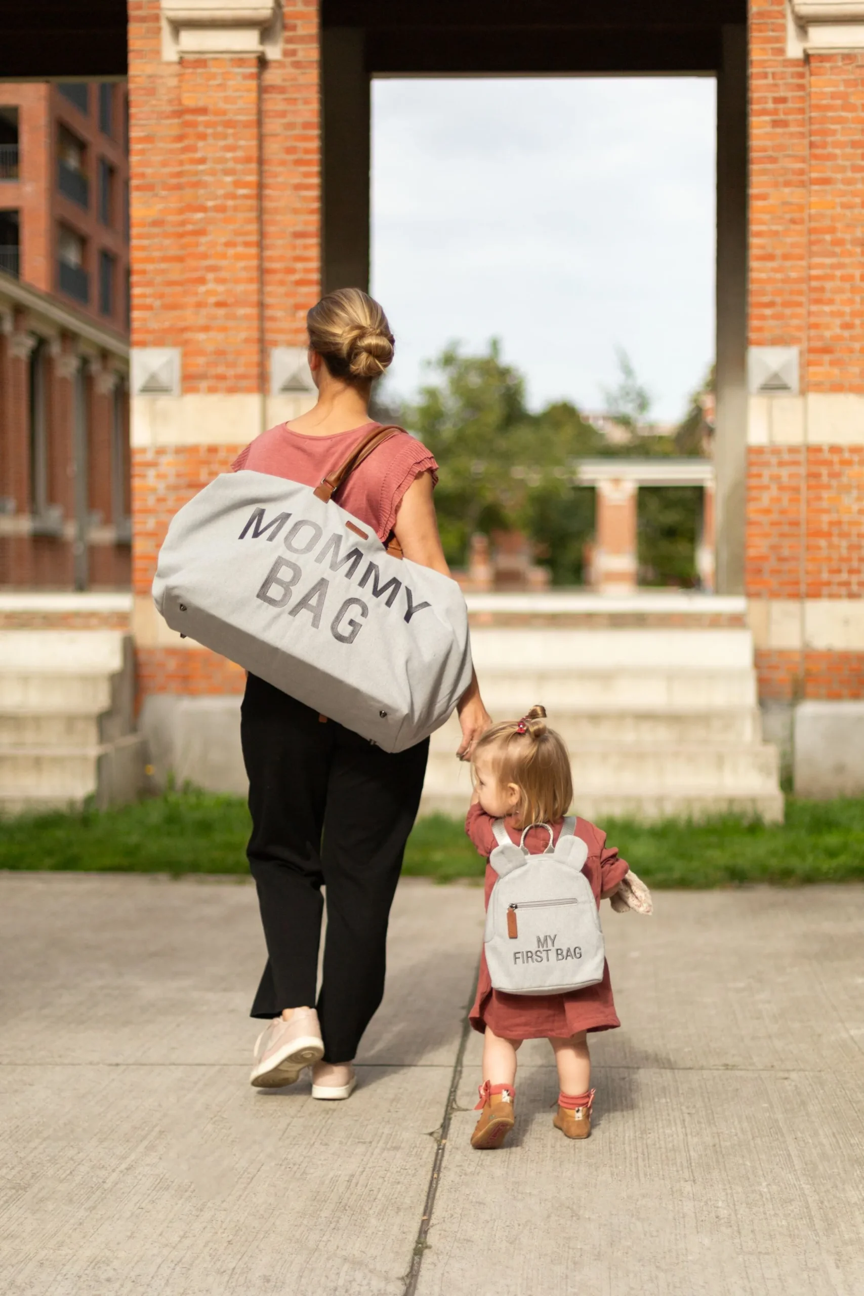 Childhome Mommy Bag ®|Mommy Bag ®-Mommy Bag ® Sac A Langer - Canvas - Gris