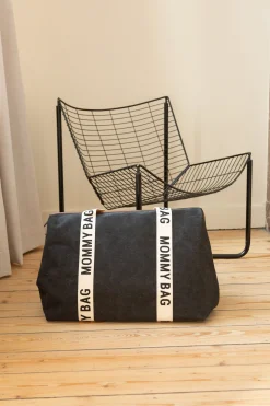 Childhome Signature Collection|Mommy Bag ®-Mommy Bag ® Sac A Langer - Signature - Toile - Noir
