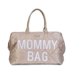 Childhome Mommy Bag ®|Mommy Bag ®-Mommy Bag ® Sac A Langer - Matelassé - Beige