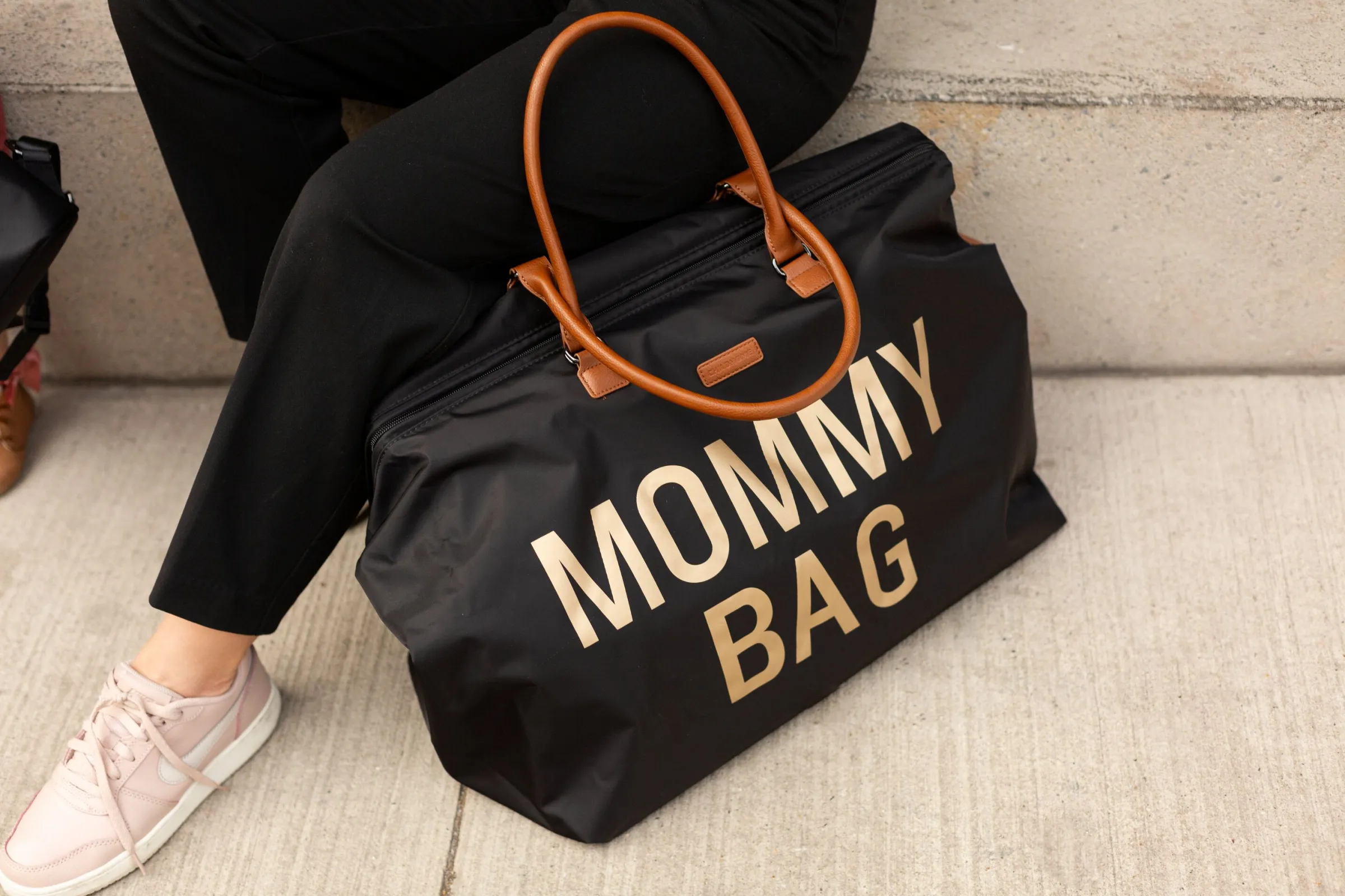 Childhome Mommy Bag ®|Mommy Bag ®-Mommy Bag ® Sac A Langer - Noir Or