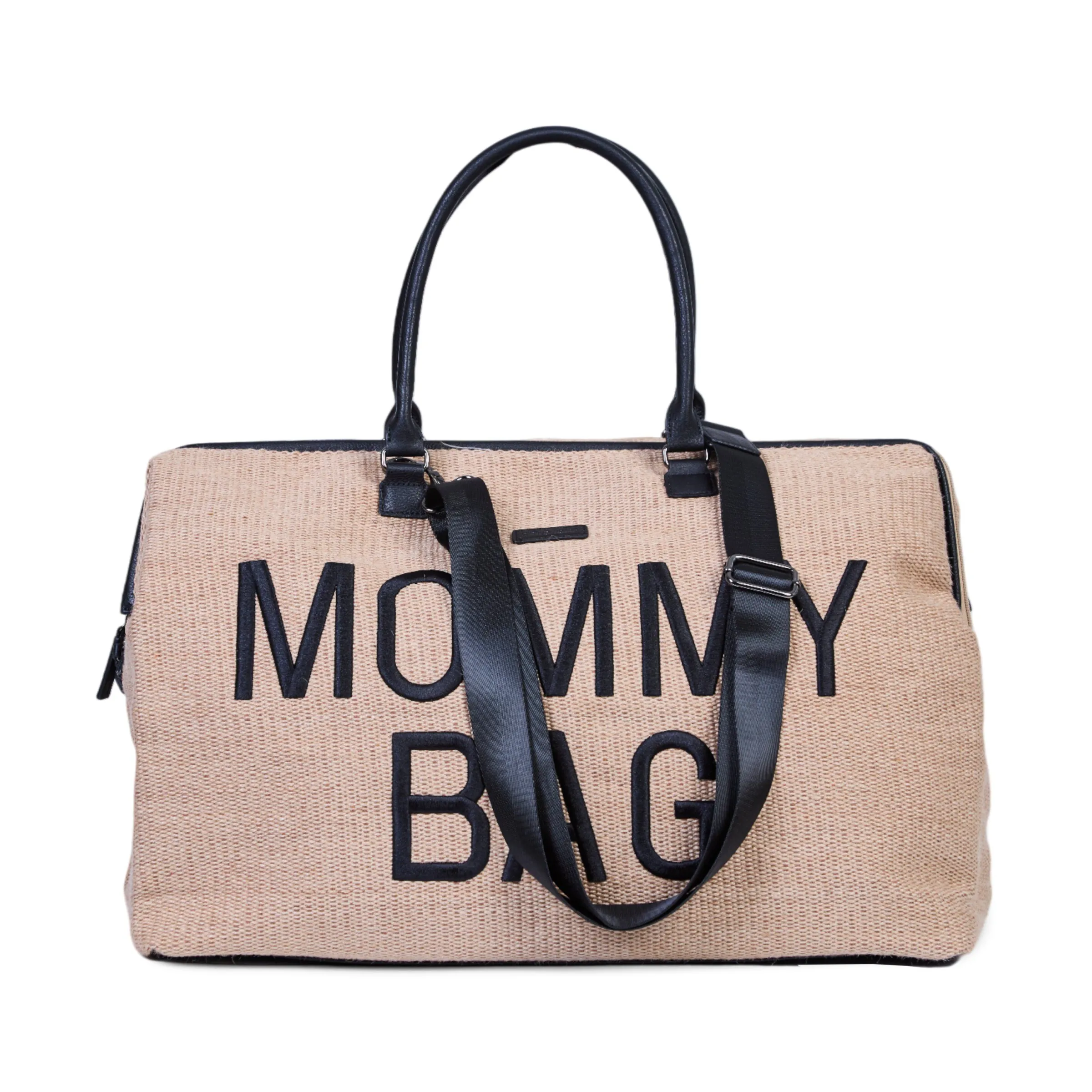Childhome Mommy Bag ®|Mommy Bag ®-Mommy Bag ® Sac A Langer - Raffia look