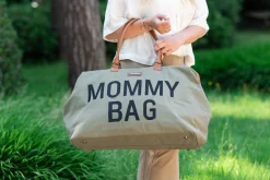 Childhome Mommy Bag ®|Mommy Bag ®-Mommy Bag ® Sac A Langer - Toile - Kaki