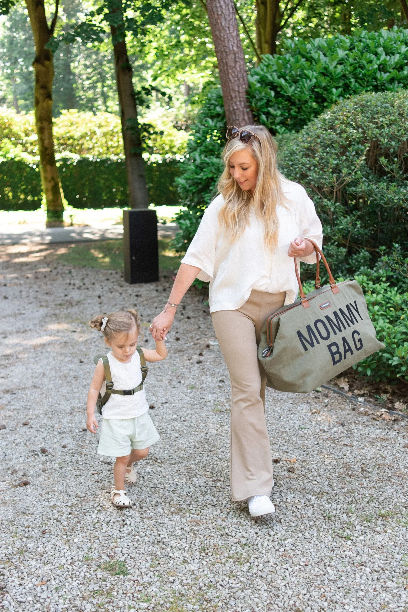Childhome Mommy Bag ®|Mommy Bag ®-Mommy Bag ® Sac A Langer - Toile - Kaki