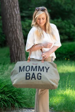 Childhome Mommy Bag ®|Mommy Bag ®-Mommy Bag ® Sac A Langer - Toile - Kaki