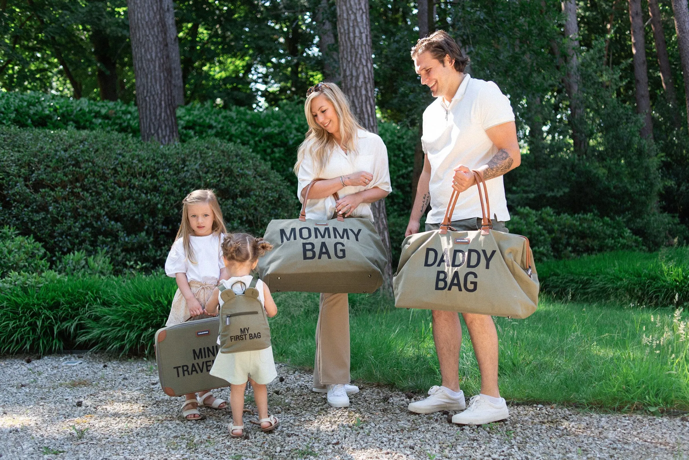 Childhome Mommy Bag ®|Mommy Bag ®-Mommy Bag ® Sac A Langer - Toile - Kaki