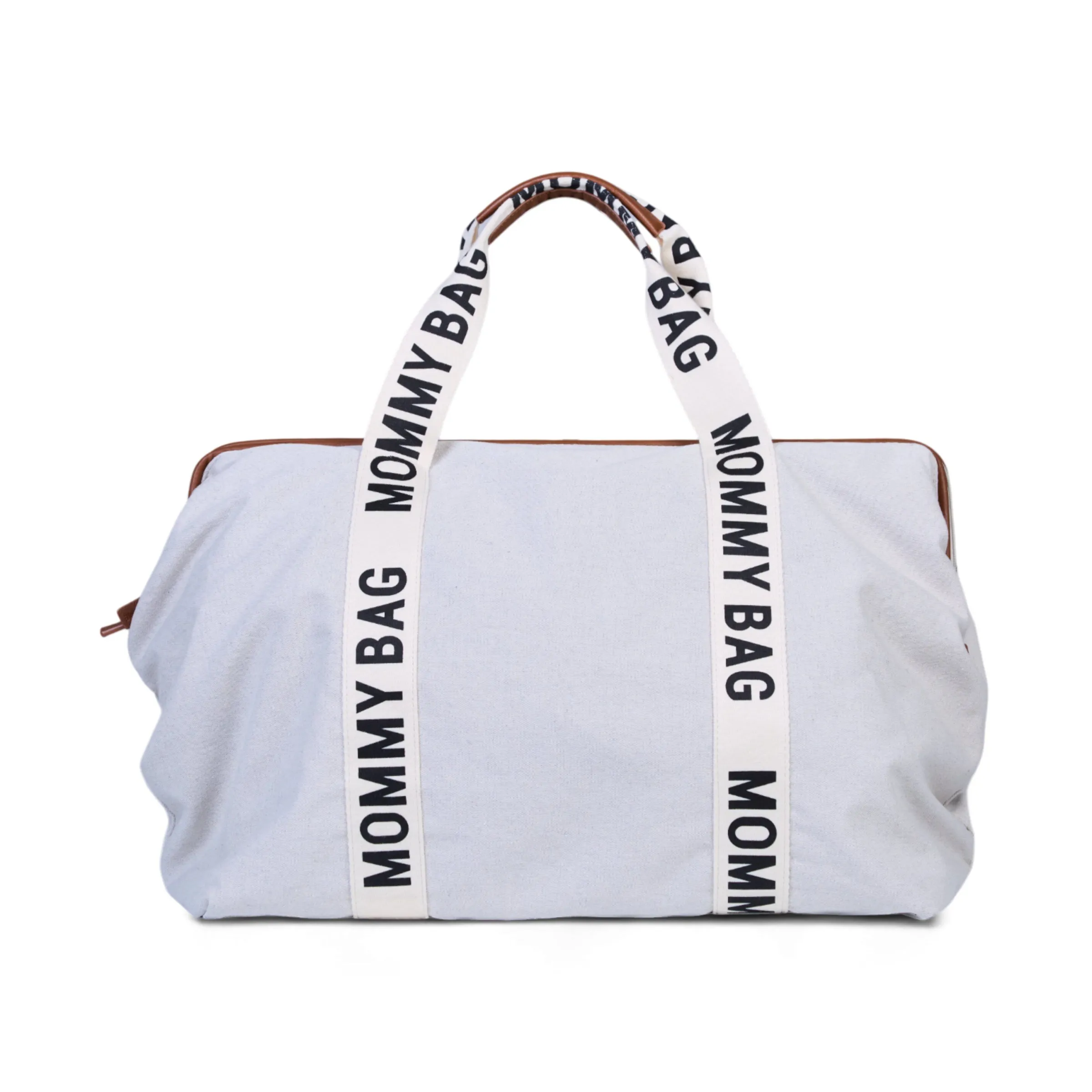 Childhome Signature Collection|Mommy Bag ®-Mommy Bag ® Sac A Langer – Signature - Toile - Ecru