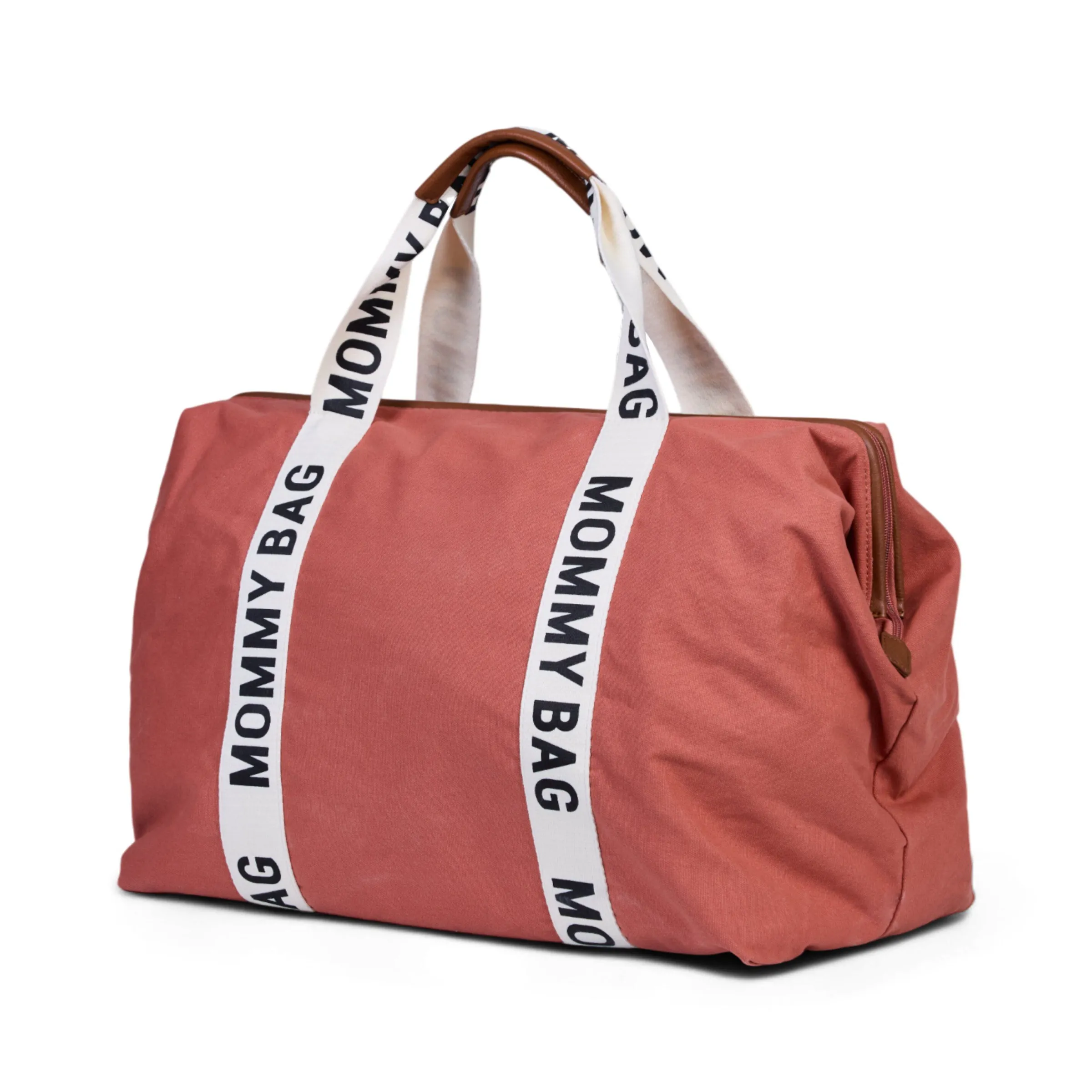 Childhome Signature Collection|Mommy Bag ®-Mommy Bag ® Sac A Langer – Signature - Toile - Terracotta
