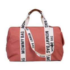 Childhome Signature Collection|Mommy Bag ®-Mommy Bag ® Sac A Langer – Signature - Toile - Terracotta