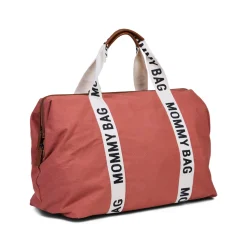 Childhome Signature Collection|Mommy Bag ®-Mommy Bag ® Sac A Langer – Signature - Toile - Terracotta