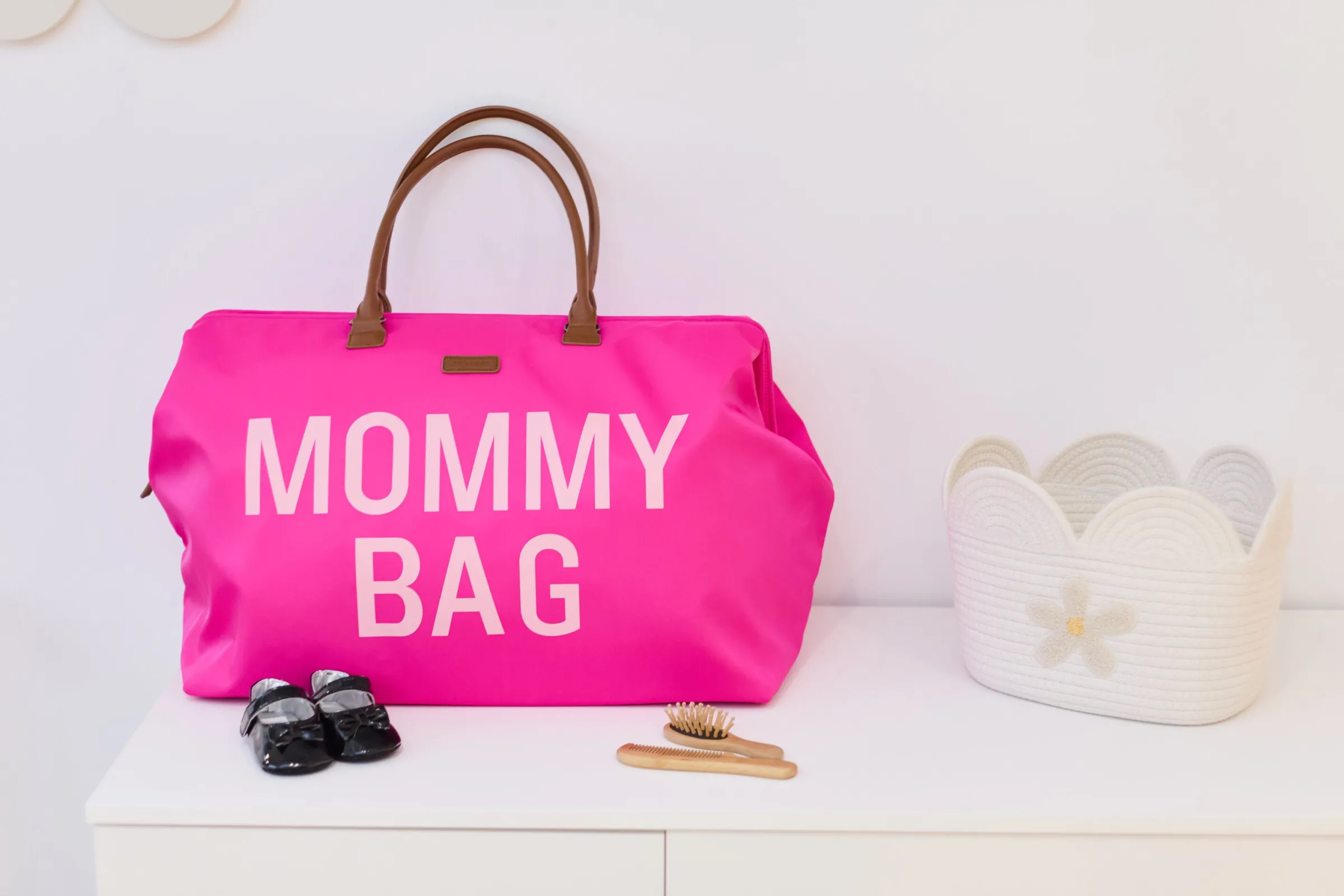 Childhome Mommy Bag ®|Mommy Bag ®-Mommy Bag ® Sac A Langer - Pop Rose
