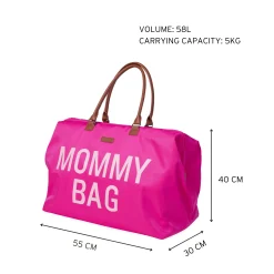 Childhome Mommy Bag ®|Mommy Bag ®-Mommy Bag ® Sac A Langer - Pop Rose