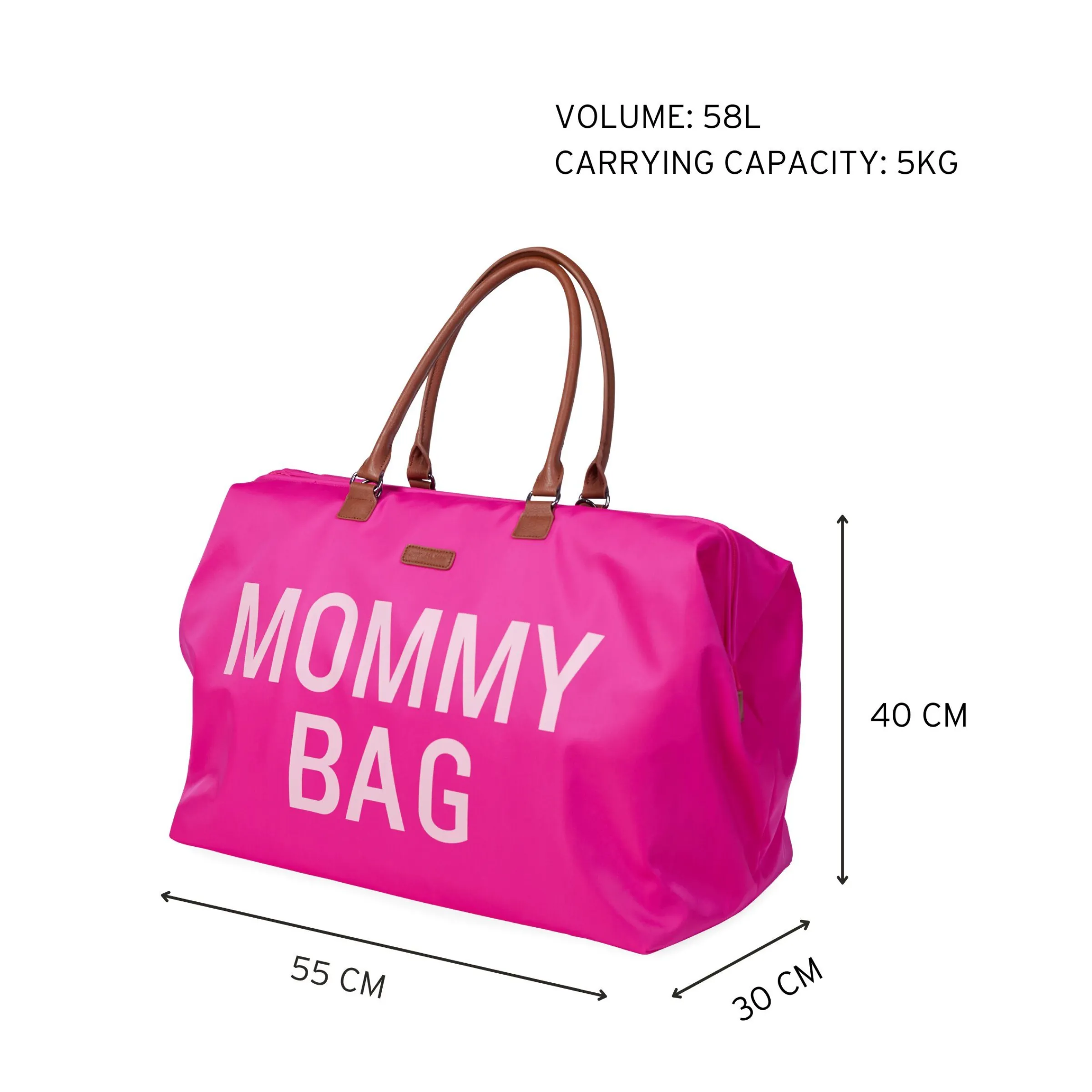 Childhome Mommy Bag ®|Mommy Bag ®-Mommy Bag ® Sac A Langer - Pop Rose