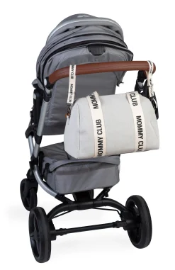 Childhome Signature Collection|Mommy Club-Mommy Club Sac à Langer - Signature - Canvas - Off White