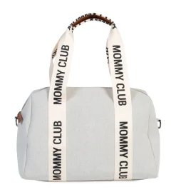 Childhome Signature Collection|Mommy Club-Mommy Club Sac à Langer - Signature - Canvas - Off White