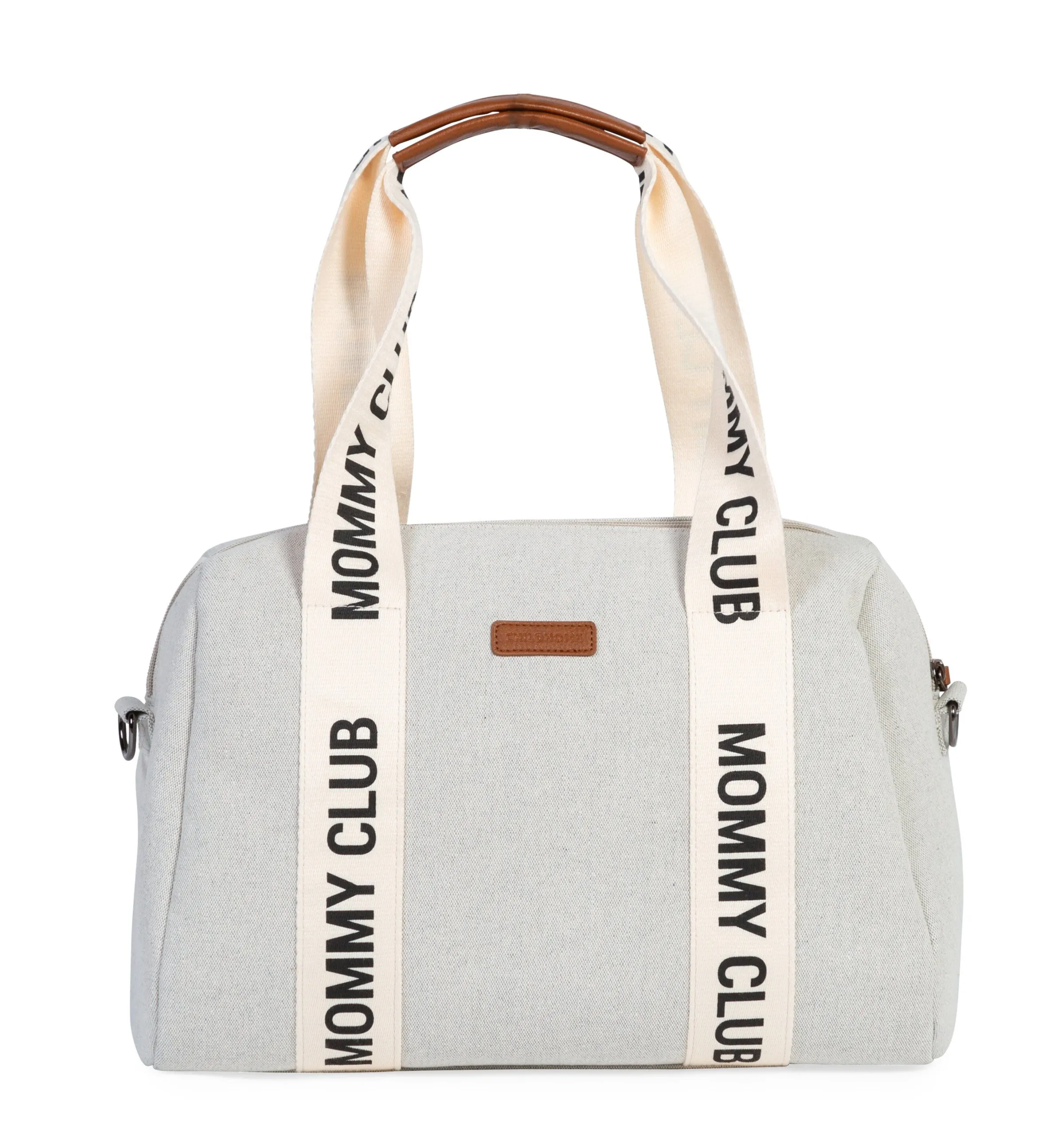 Childhome Signature Collection|Mommy Club-Mommy Club Sac à Langer - Signature - Canvas - Off White