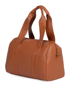 Childhome Signature Collection|Mommy Club-Mommy Club Sac à Langer - Signature - Cuir Vegan - Brun