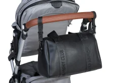 Childhome Signature Collection|Mommy Club-Mommy Club Sac à Langer - Signature - Simili - Noir