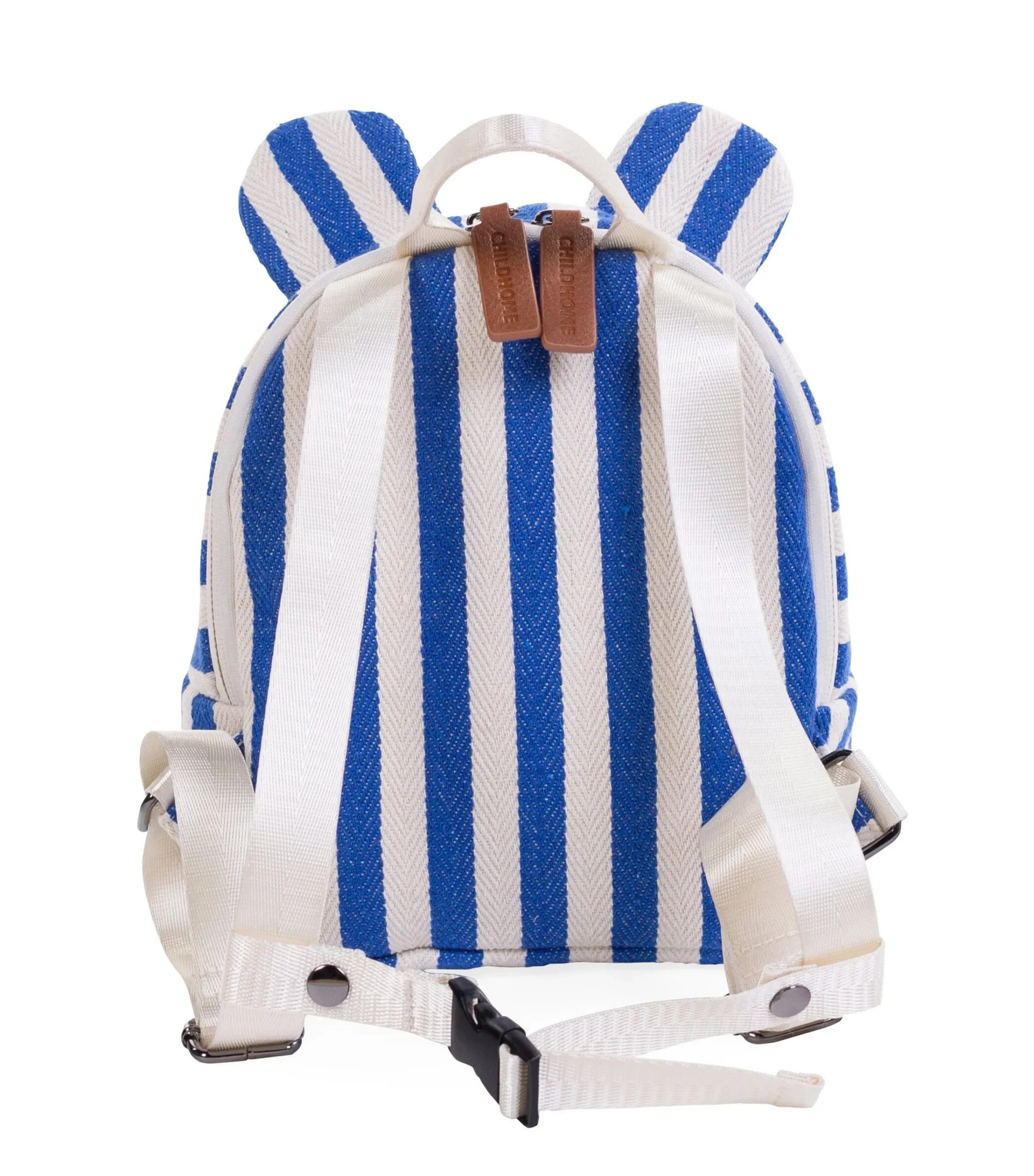 Childhome Kids Bags|Kids Bags-My First Bag Sac a dos Enfant - Rayures - Bleu Electrique