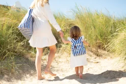 Childhome Kids Bags|Kids Bags-My First Bag Sac a dos Enfant - Rayures - Bleu Electrique