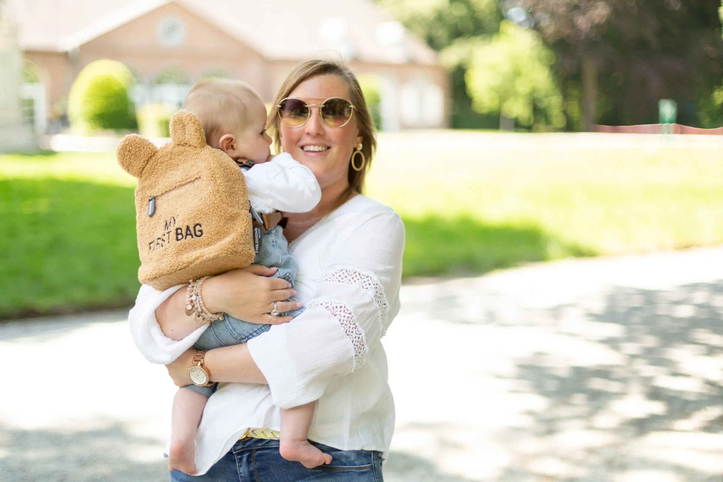 Childhome Kids Bags|Kids Bags-My First Bag Sac A Dos Pour Enfants - Teddy Brun
