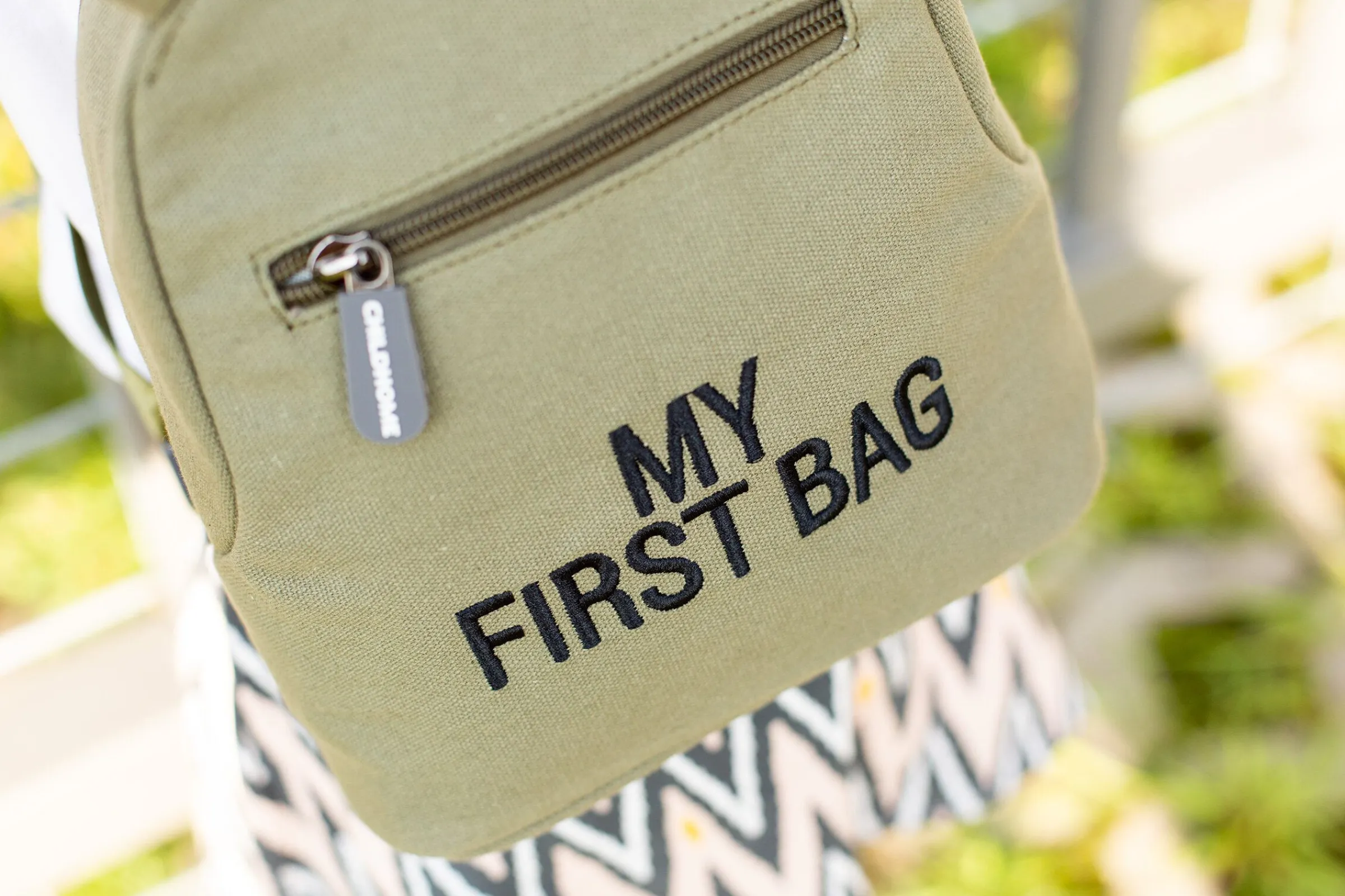 Childhome Kids Bags|Kids Bags-My First Bag Sac A Dos Pour Enfants - Toile - Kaki