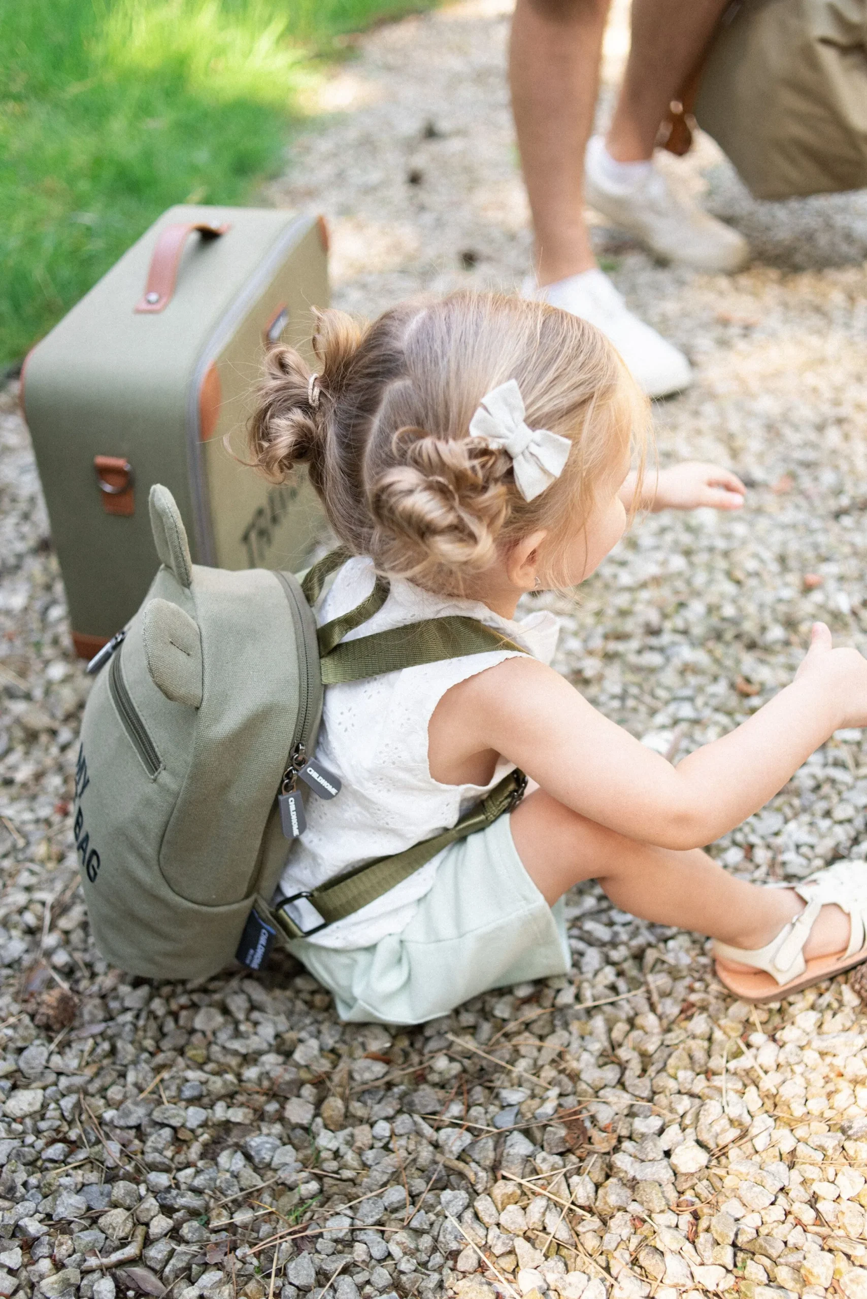 Childhome Kids Bags|Kids Bags-My First Bag Sac A Dos Pour Enfants - Toile - Kaki