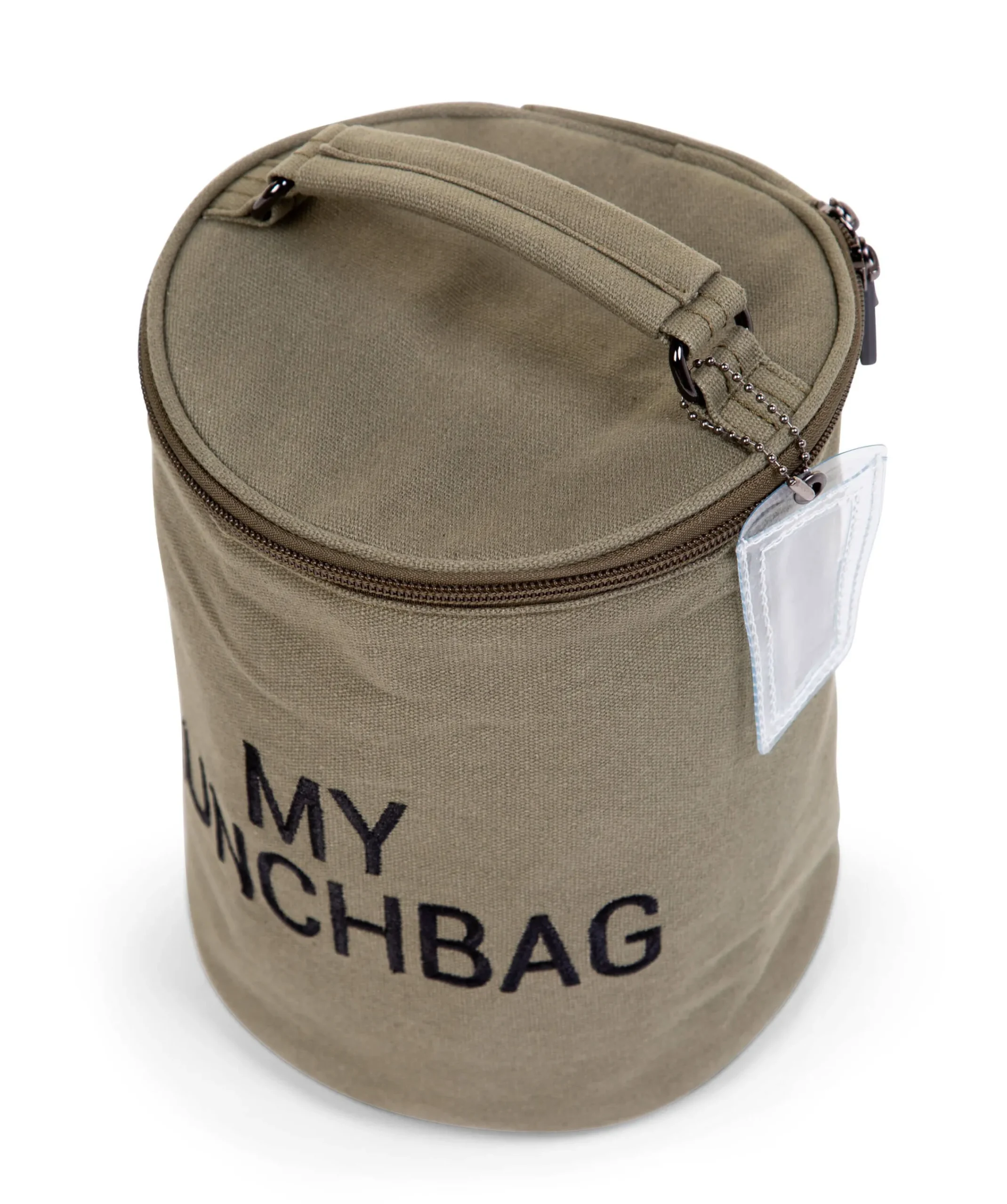 Childhome Kids Bags|Kids Bags-My Lunchbag - Avec Doublure Isolante - Toile - Kaki