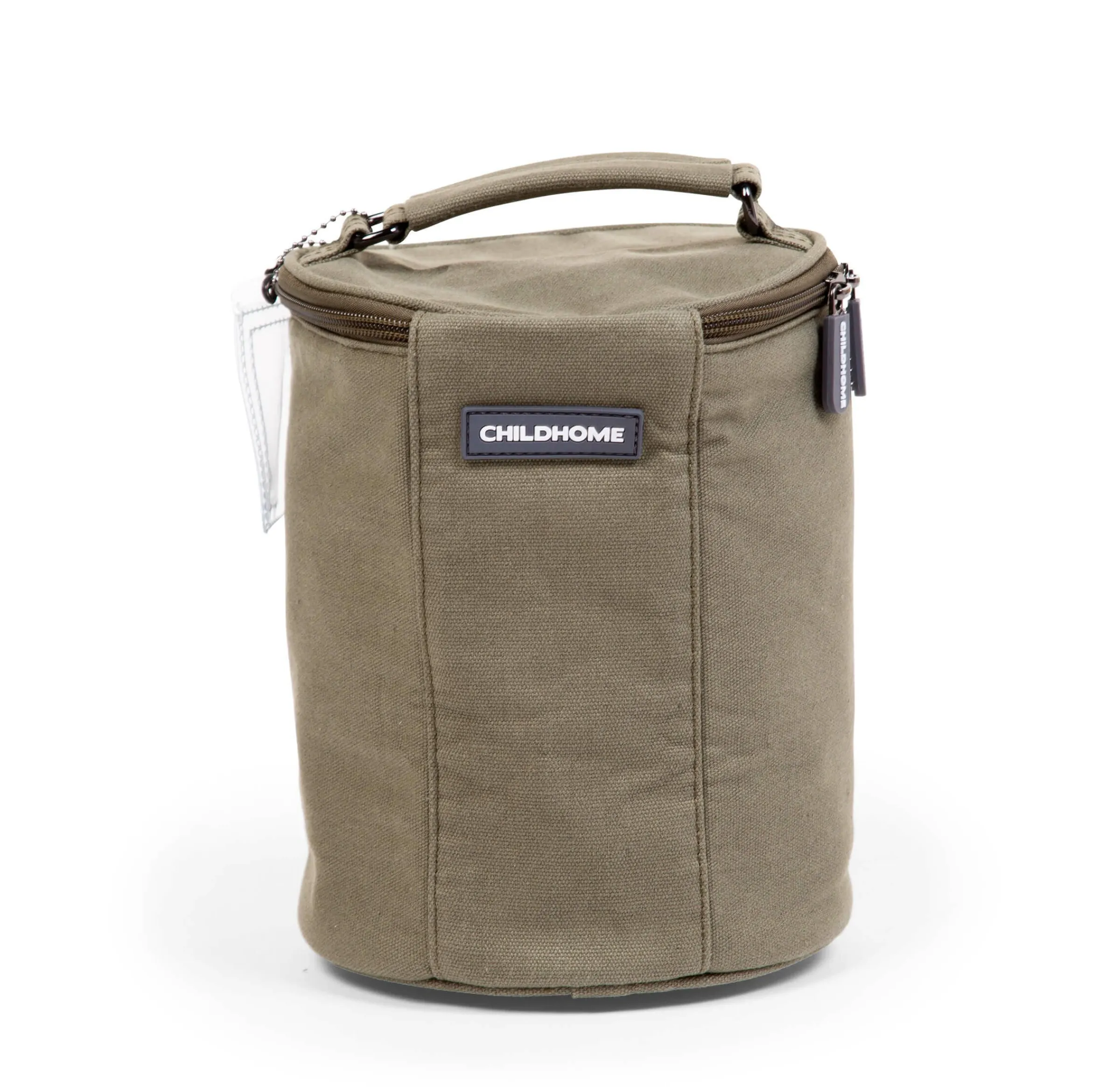Childhome Kids Bags|Kids Bags-My Lunchbag - Avec Doublure Isolante - Toile - Kaki
