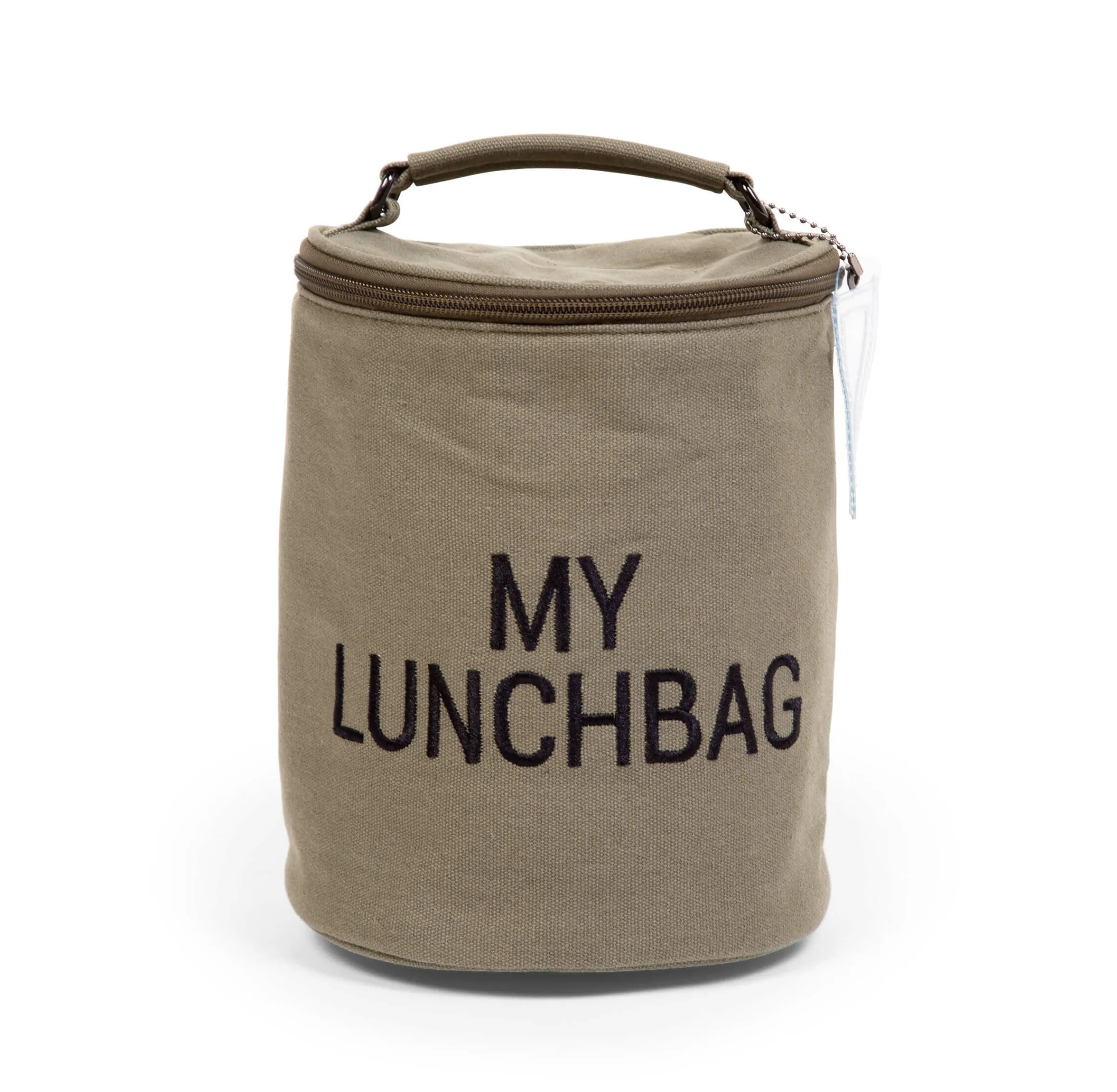 Childhome Kids Bags|Kids Bags-My Lunchbag - Avec Doublure Isolante - Toile - Kaki