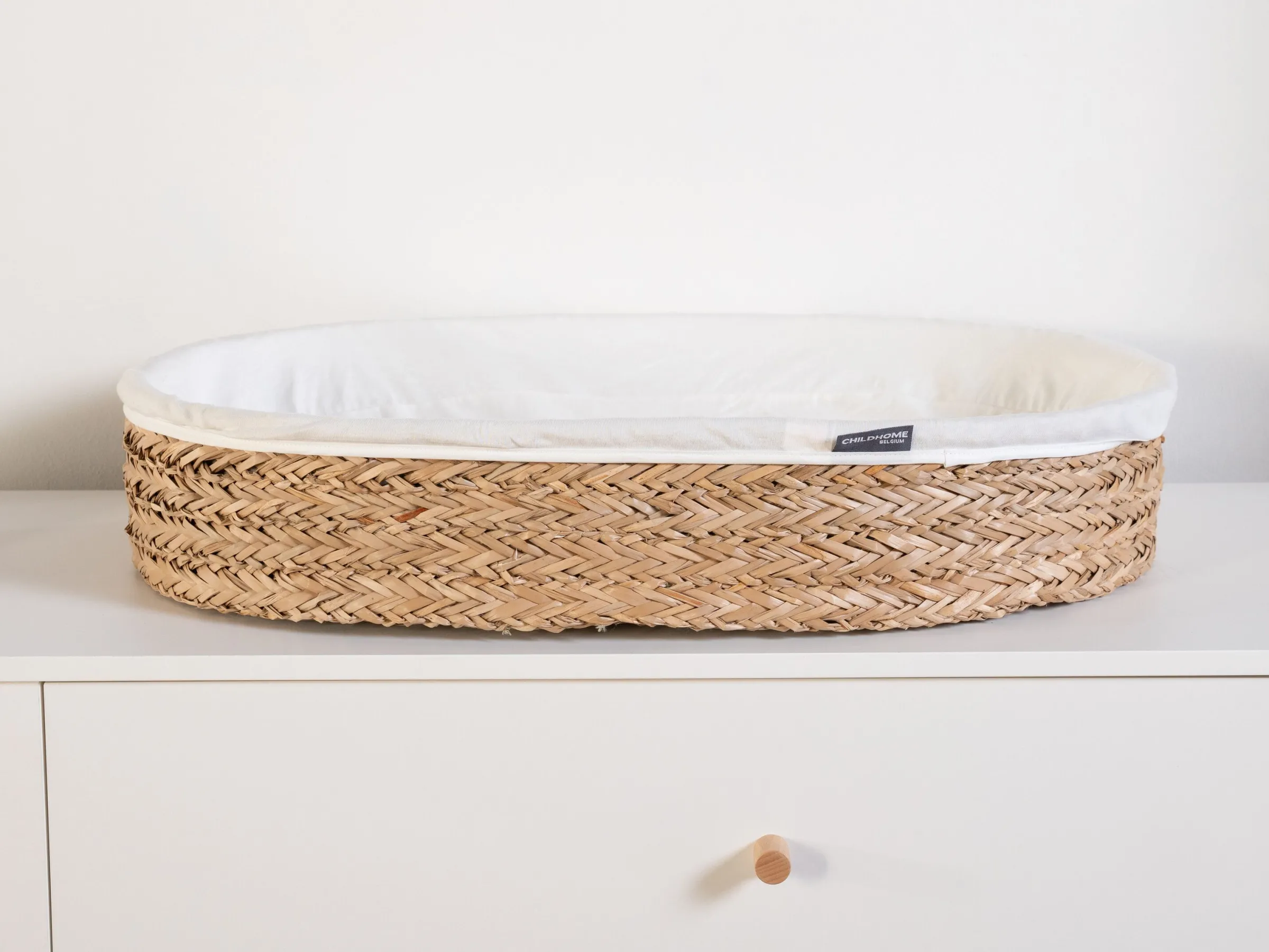 Childhome Couffins Moise-Panier à langer 70x50cm Jonc de mer