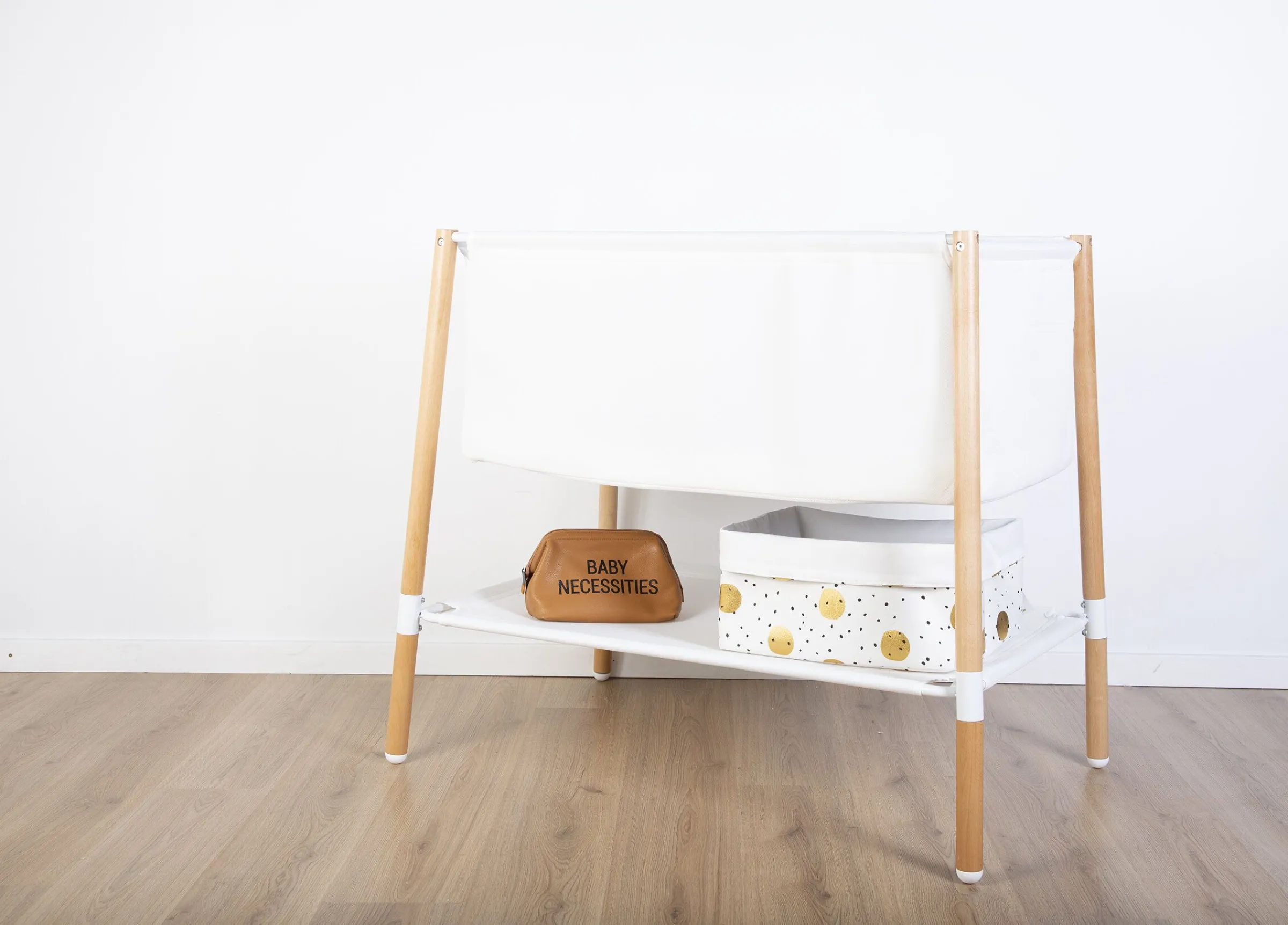 Childhome Paniers De Rangement-Panier De Rangement - 40x30x20 Cm - Toile - Gold Dots