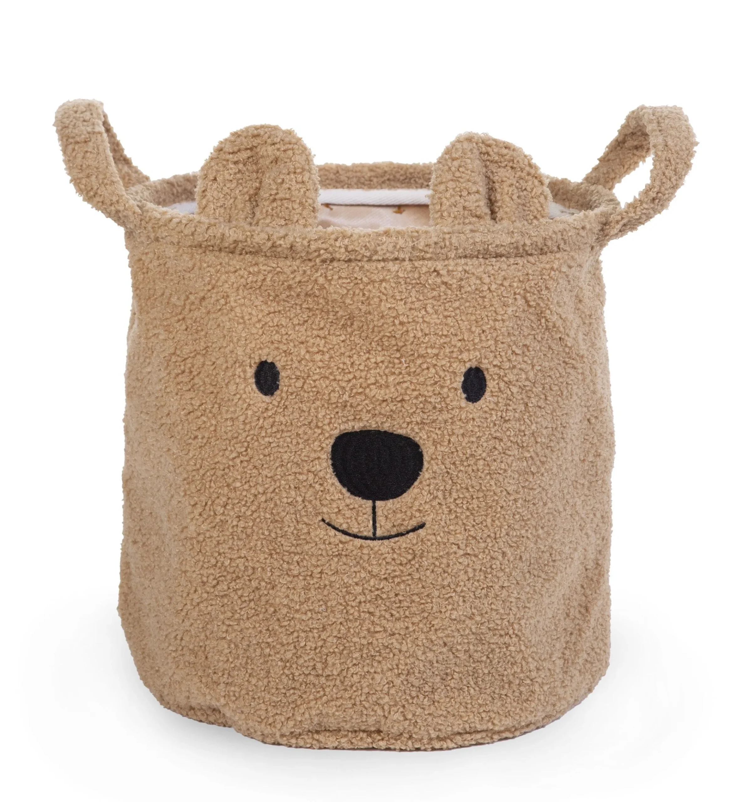 Childhome Paniers De Rangement-Panier De Rangement - 30x30x30 Cm - Teddy - Brun