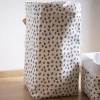 Childhome Paniers De Rangement-Panier De Rangement - 32x32x60 Cm - Toile - Leopard