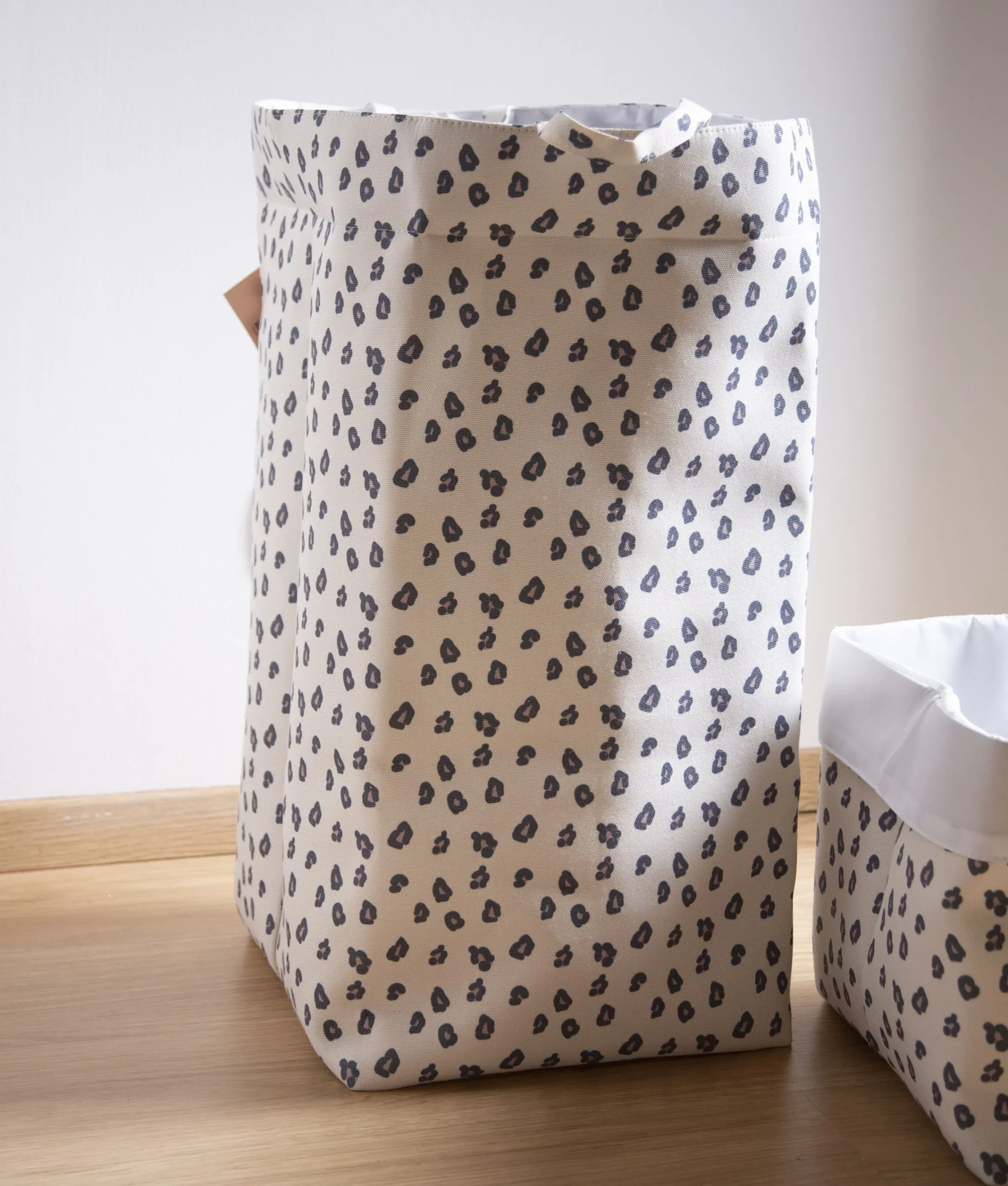 Childhome Paniers De Rangement-Panier De Rangement - 32x32x60 Cm - Toile - Leopard