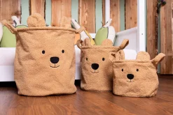 Childhome Paniers De Rangement-Panier De Rangement - 25x20x20 Cm - Teddy - Brun