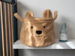 Childhome Paniers De Rangement-Panier De Rangement - 25x20x20 Cm - Teddy - Brun