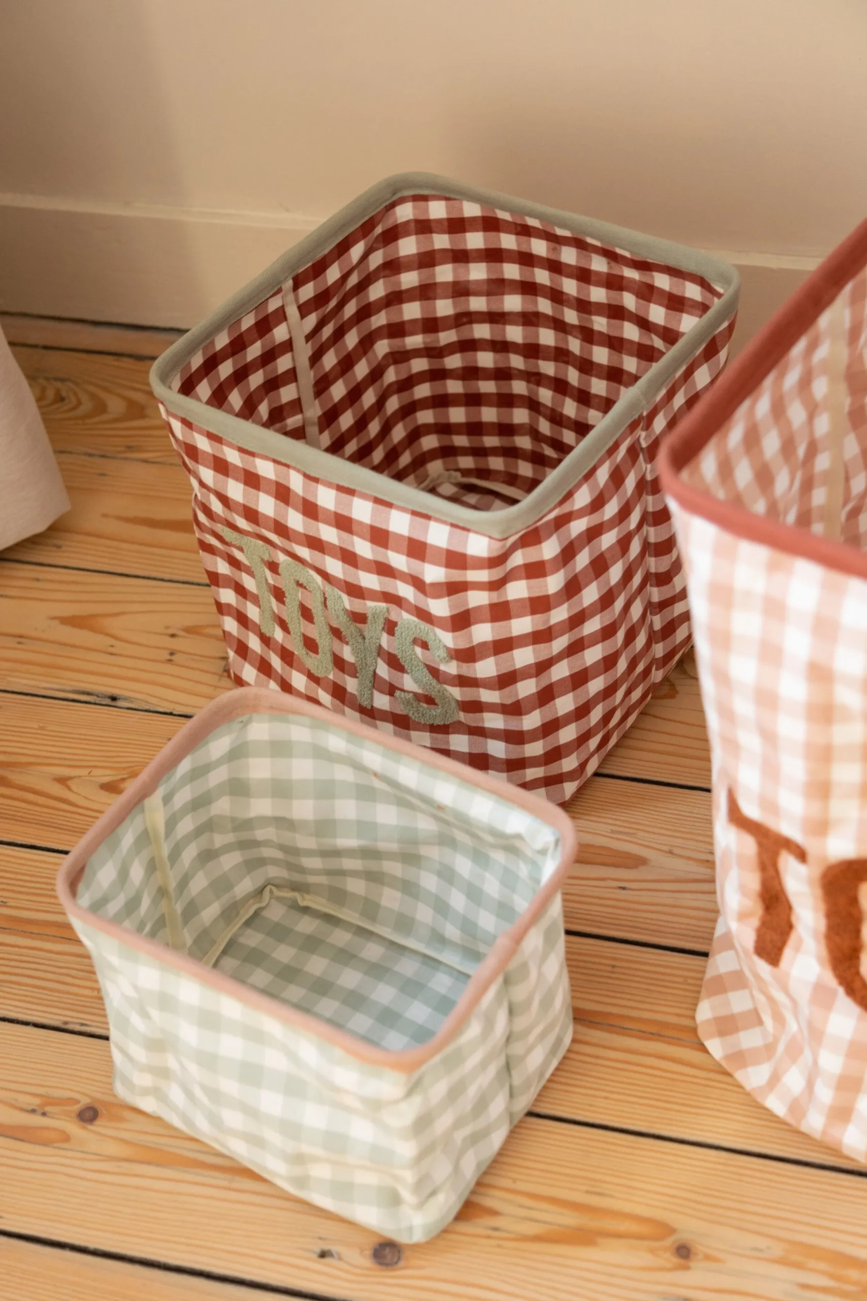 Childhome Paniers De Rangement-Panier De Rangement - 25x20x20 Cm - Vichy