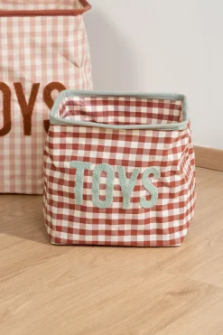 Childhome Paniers De Rangement-Panier De Rangement - 30X35X30 Cm - Vichy