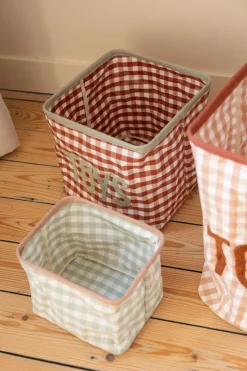 Childhome Paniers De Rangement-Panier De Rangement - 30X35X30 Cm - Vichy