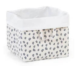 Childhome Paniers De Rangement-Panier De Rangement - 32x32x29 Cm - Toile - Leopard