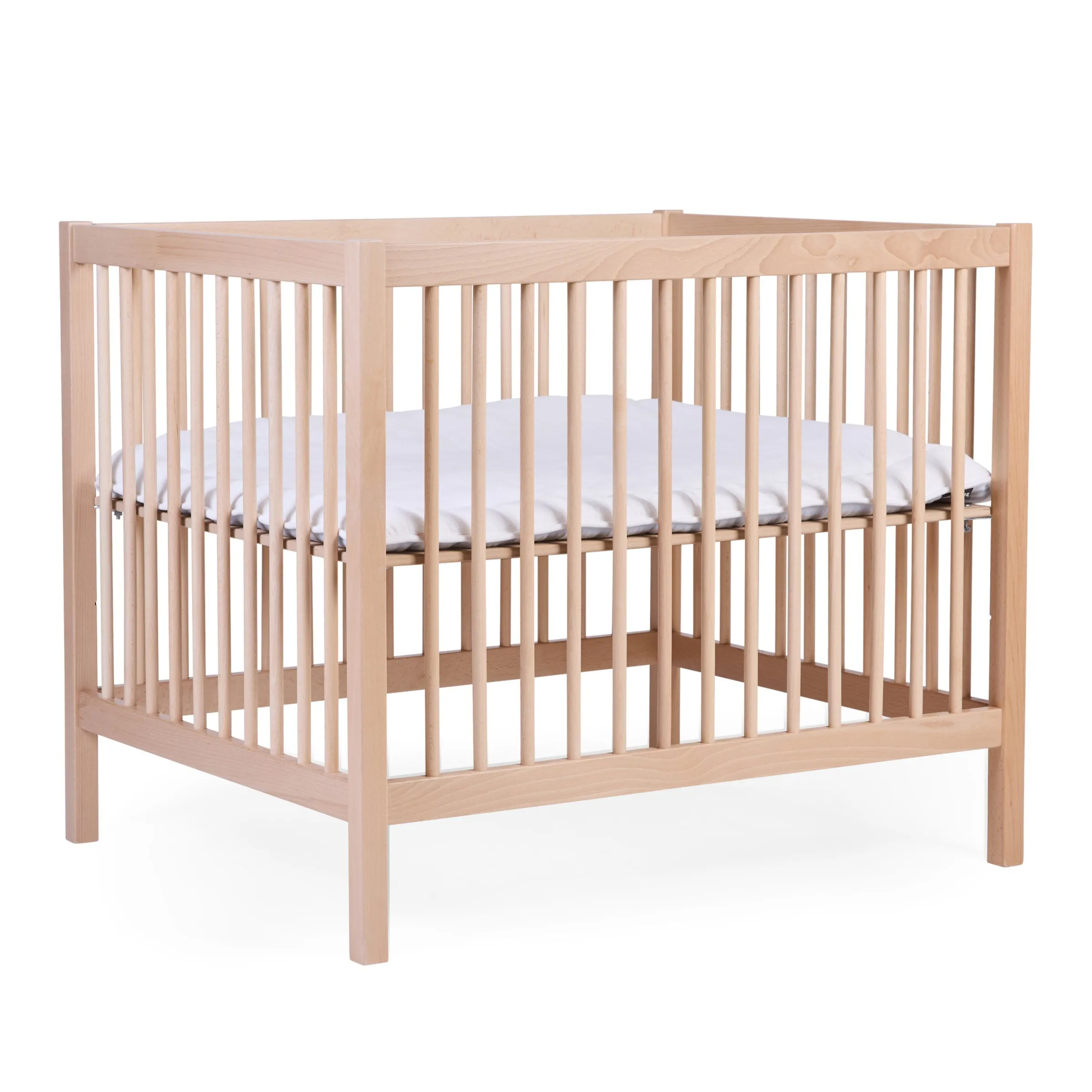 Childhome Parcs-Parc 97 + Roues - 95x75 Cm - Bois - Naturel