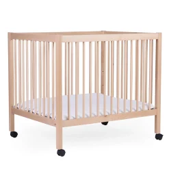 Childhome Parcs-Parc 97 + Roues - 95x75 Cm - Bois - Naturel