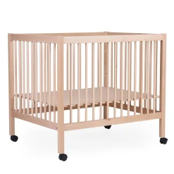 Childhome Parcs-Parc 97 + Roues - 95x75 Cm - Bois - Naturel