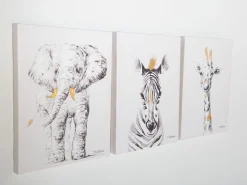 Childhome Peintures-Peinture - Eléphant + Or - 30x40 Cm