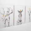 Childhome Peintures-Peinture - Girafe + Or - 30x40 Cm